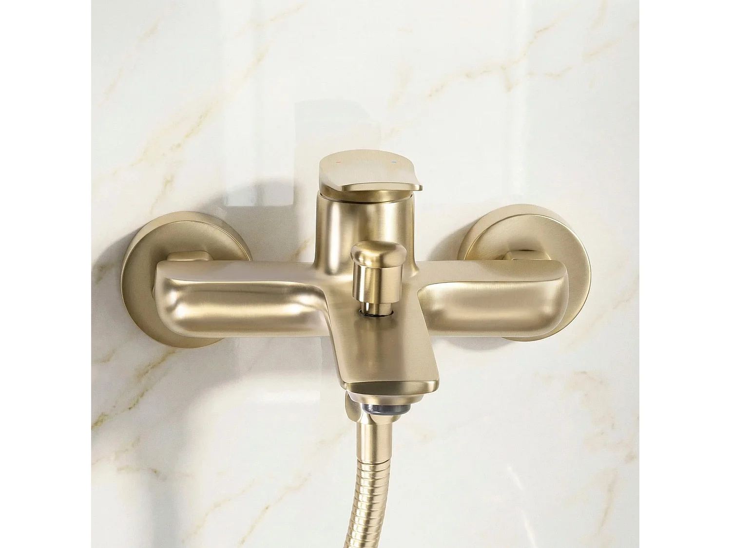 Torneira Da Banheira Rea Premium Vison Brush Gold