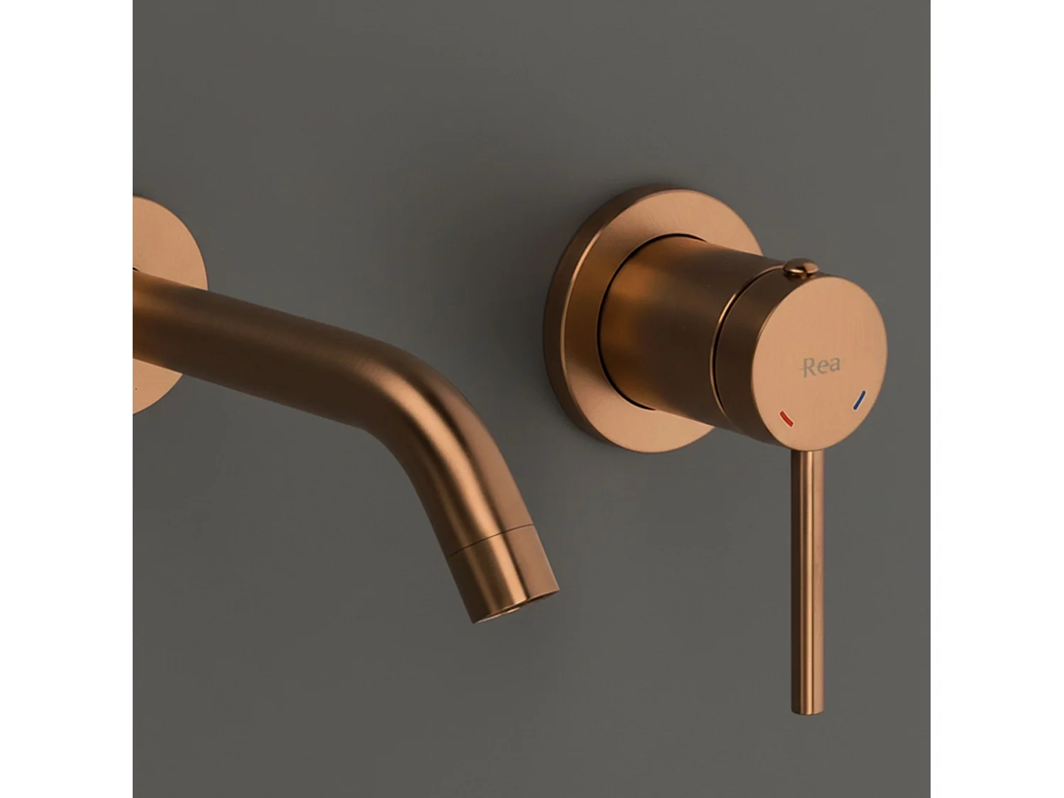 Inbouw Wastafelmengkraan Rea Clif Brushed Copper