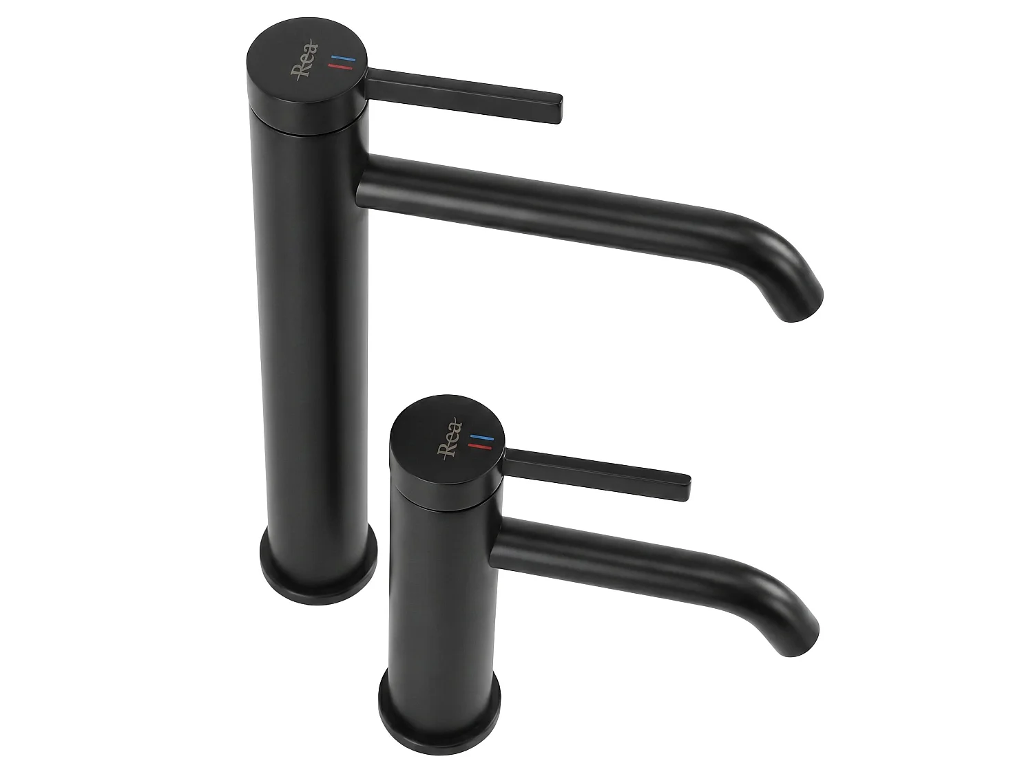 Håndvaskarmatur Rea Rivo Low Black