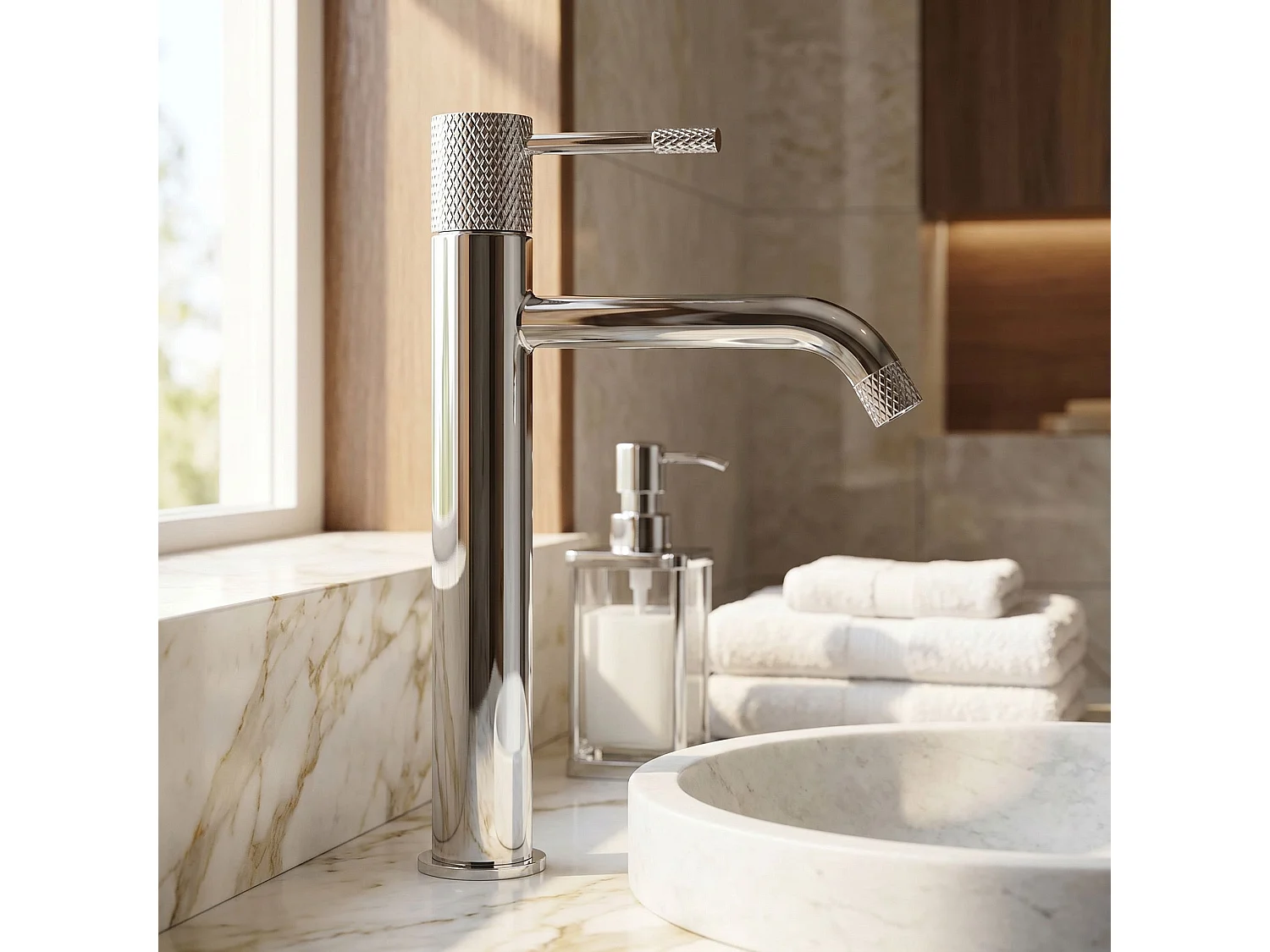 Robinet De Lavabo Rea Venti High Chrome