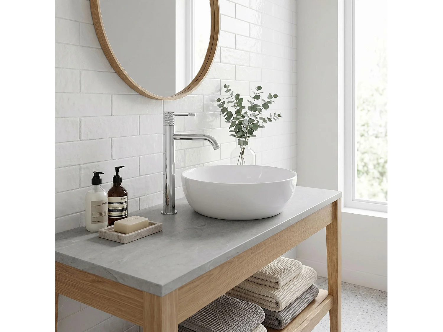 Robinet De Lavabo Rea Venti High Chrome