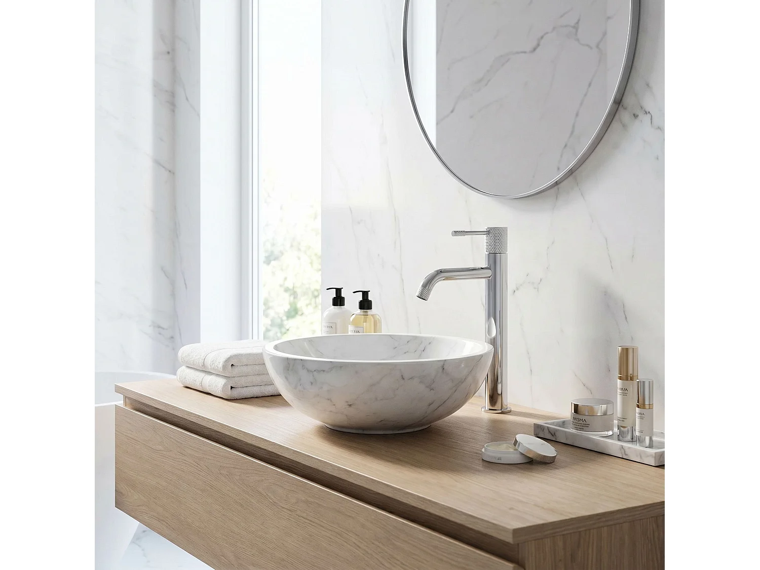 Robinet De Lavabo Rea Venti High Chrome