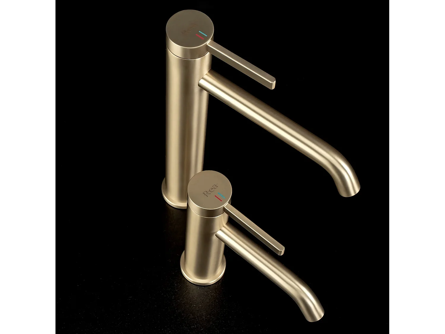 Grifo Del Lavabo Rea Rivo High Brush Gold