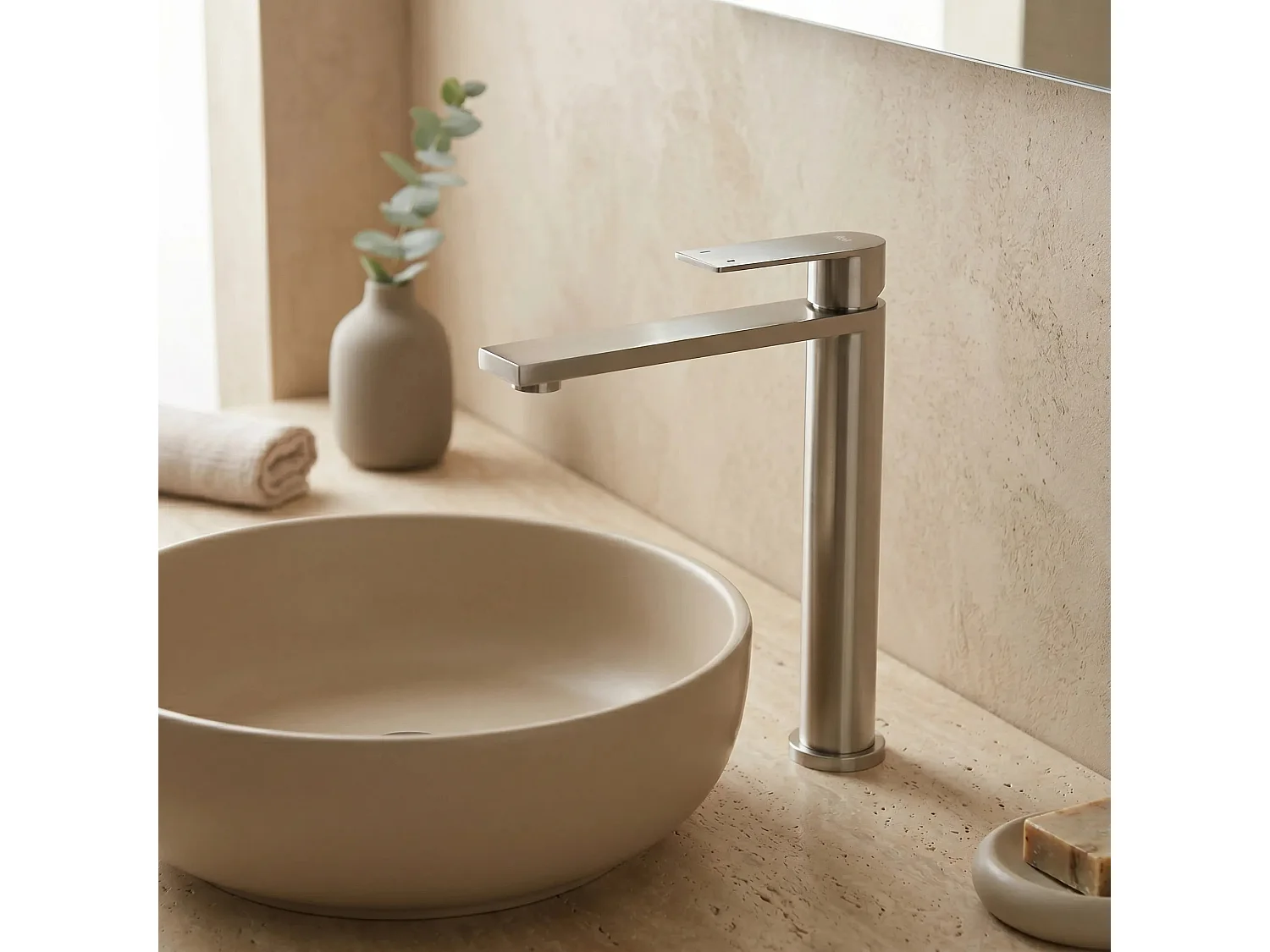 Robinet De Lavabo Rea Hunter High Brush Nickel