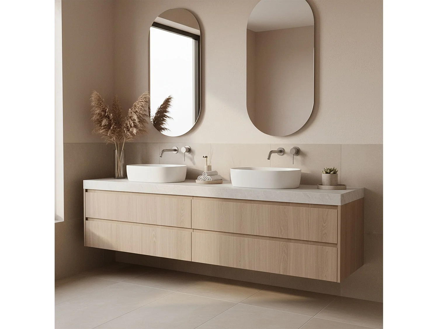 Robinet De Lavabo Encastré Rea Clif Brushed Nickel