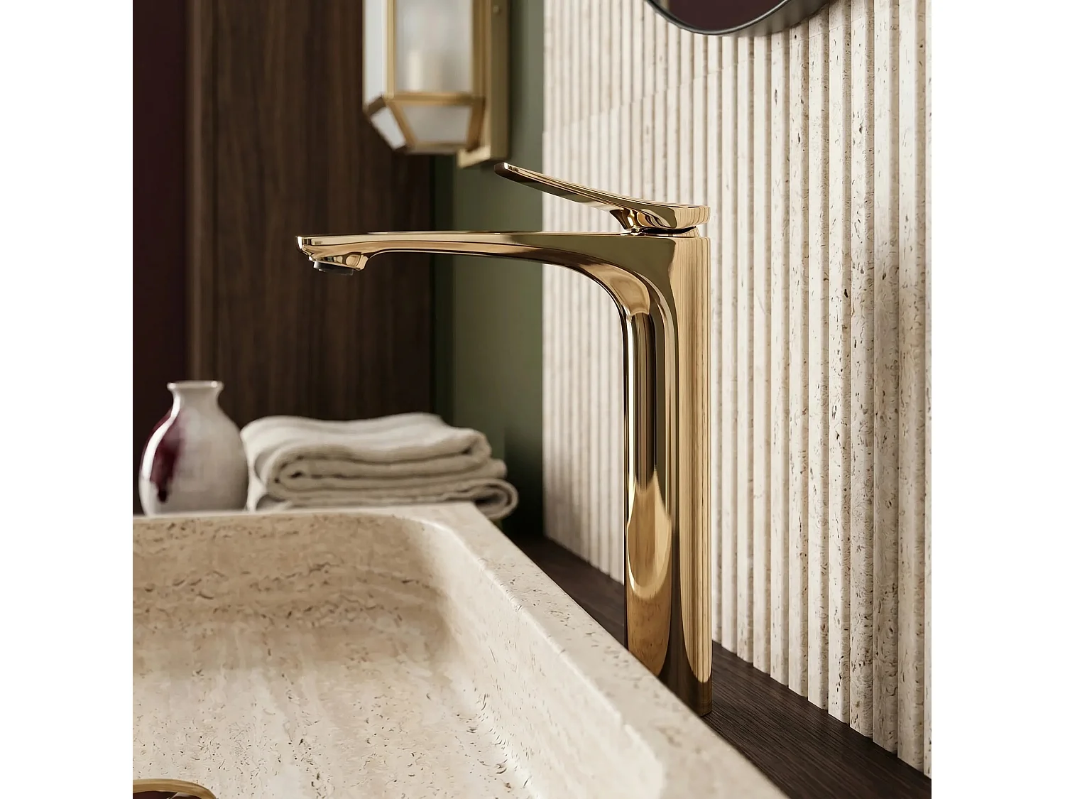 Robinet De Lavabo Rea Vision High Gold