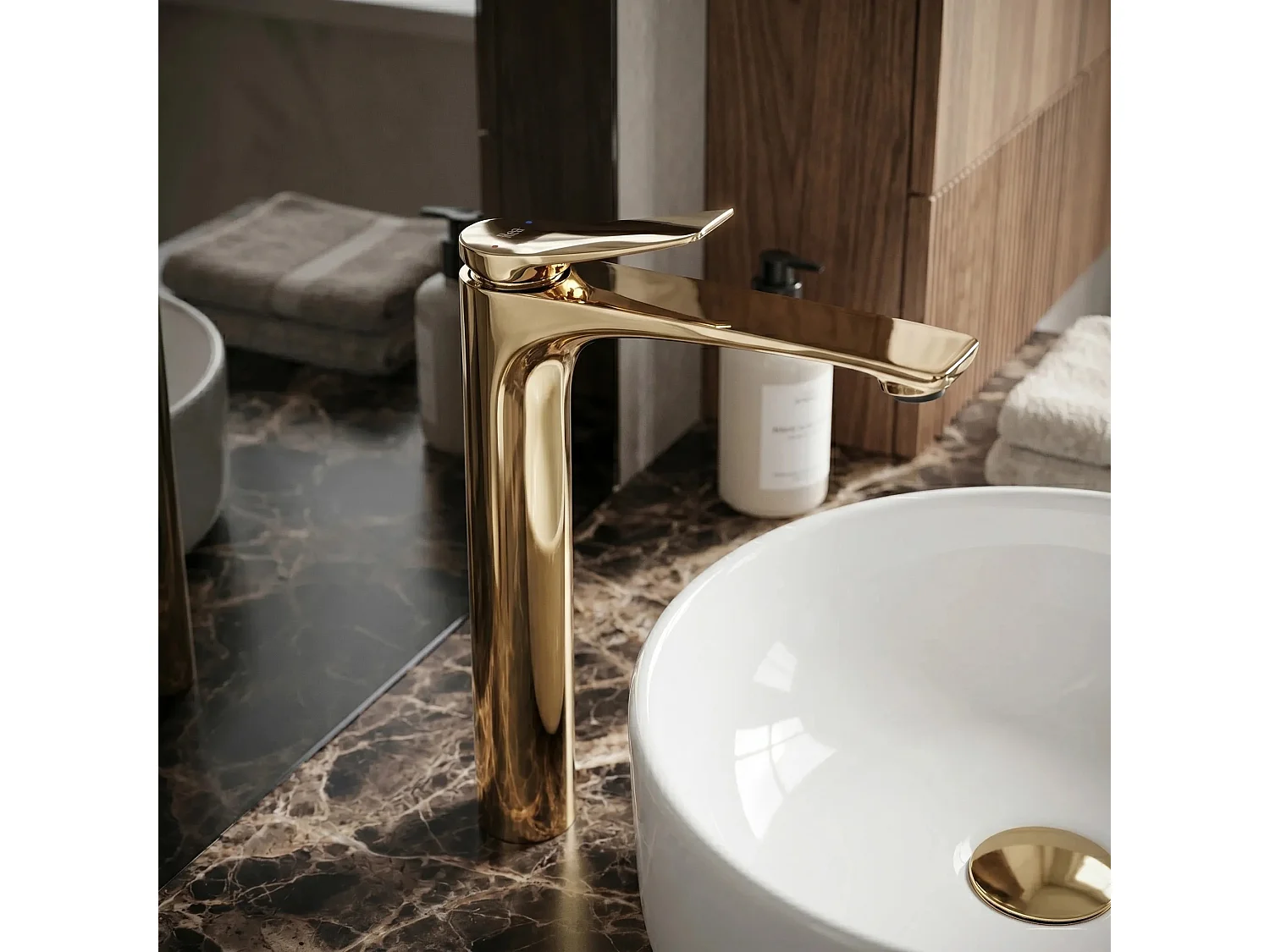 Robinet De Lavabo Rea Vision High Gold