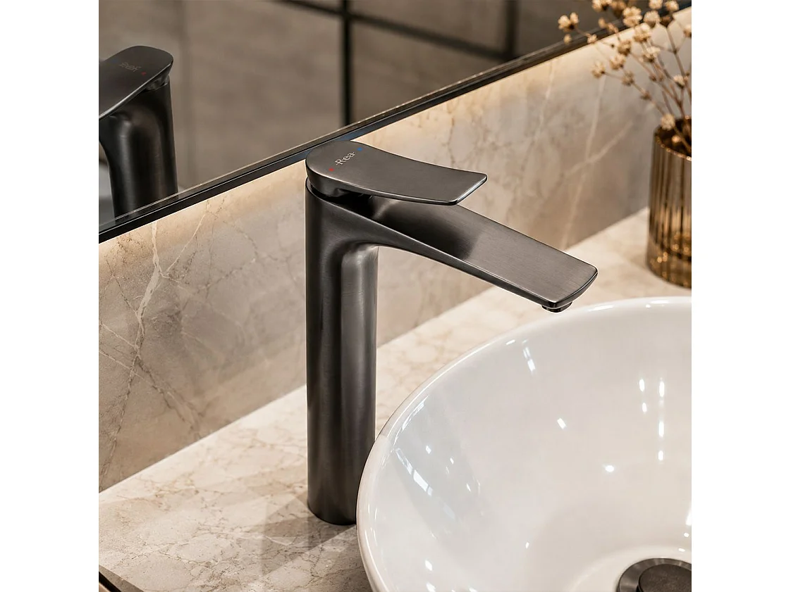 Mitigeur De Lavabo Rea Vision High Titanium