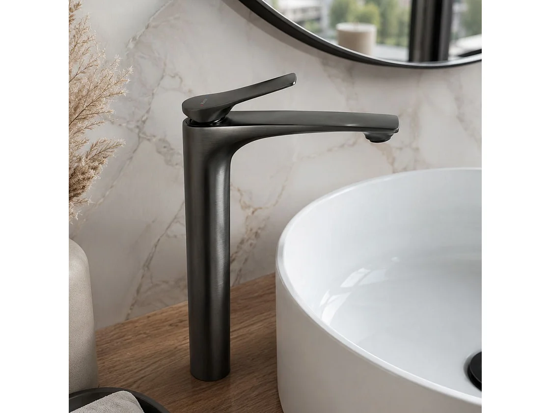 Mitigeur De Lavabo Rea Vision High Titanium