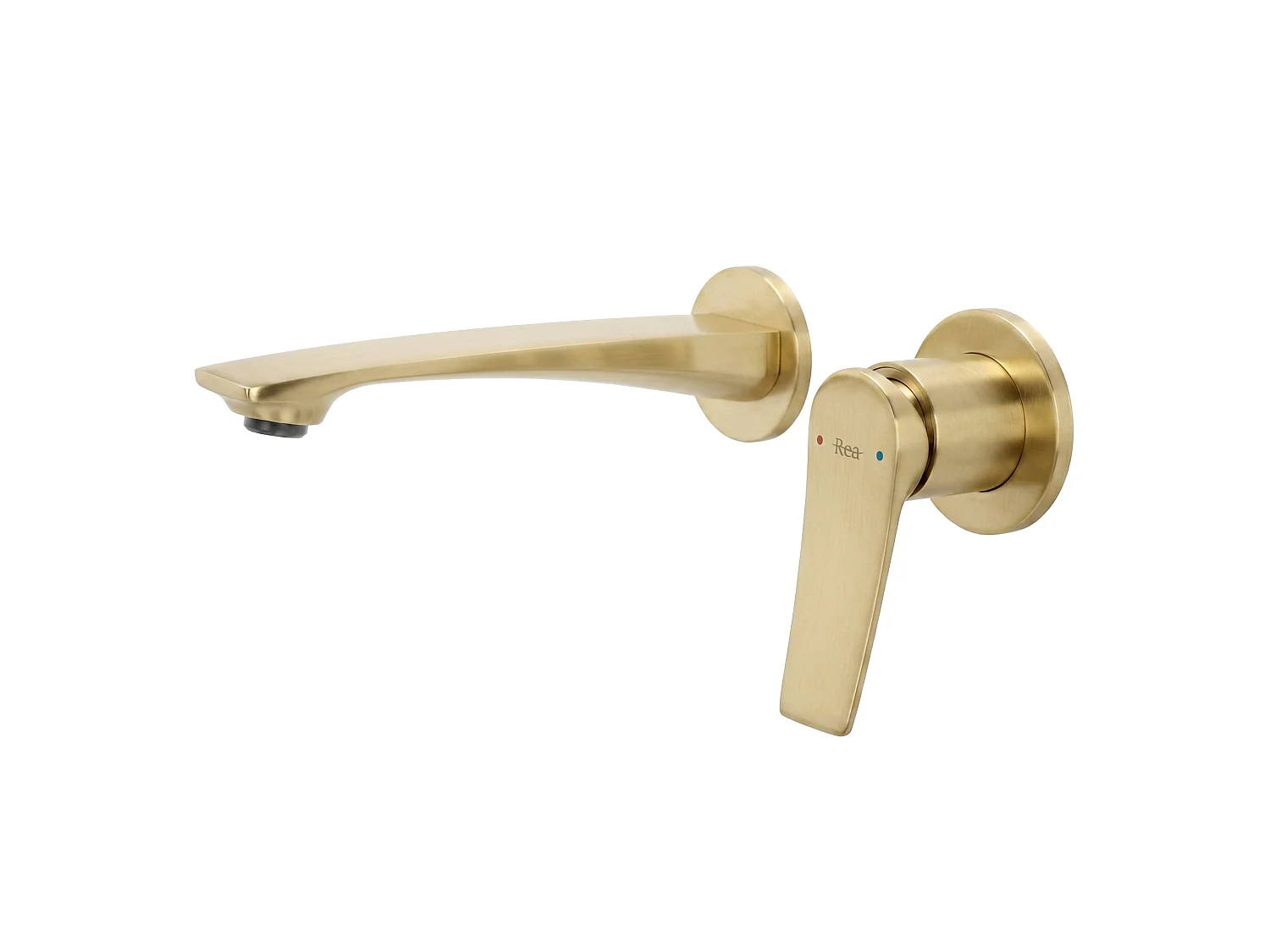 Inbyggd Tvättställsblandare Rea Vision Brush Gold