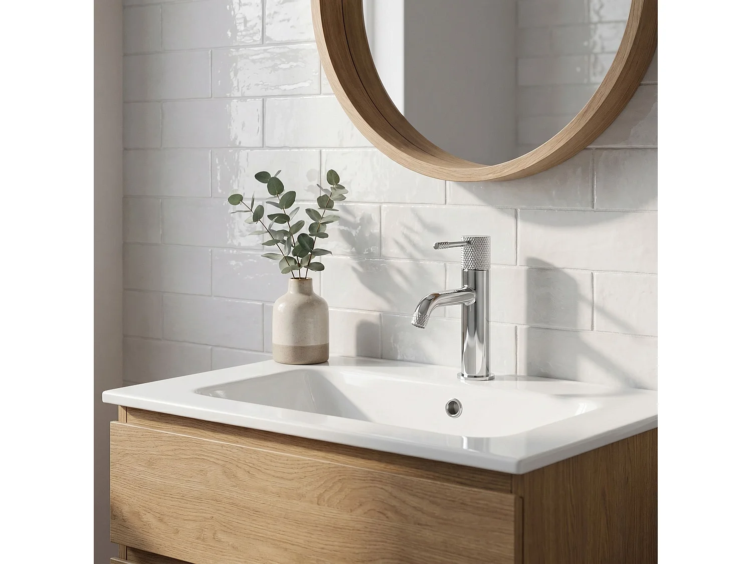 Wastafelkraan Rea Venti Low Chrome