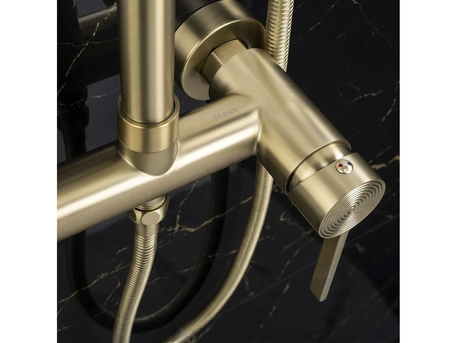 Ensemble De Douche Rea Foster Brush Gold