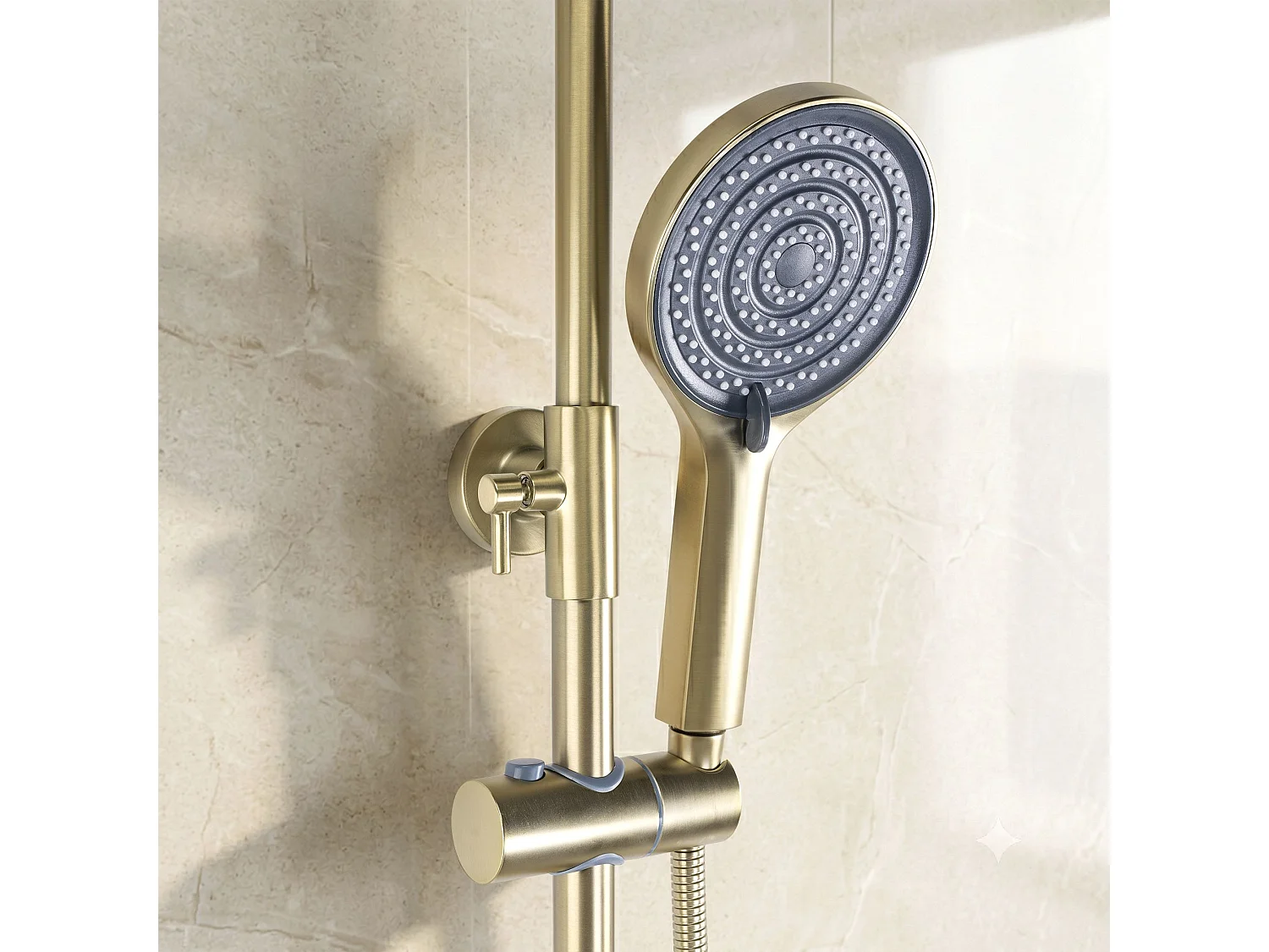 Ensemble De Douche Rea Foster Brush Gold
