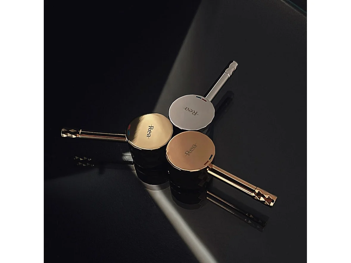 Ensemble De Douche Encastré Rea Lungo Diamond + Box Brush Gold