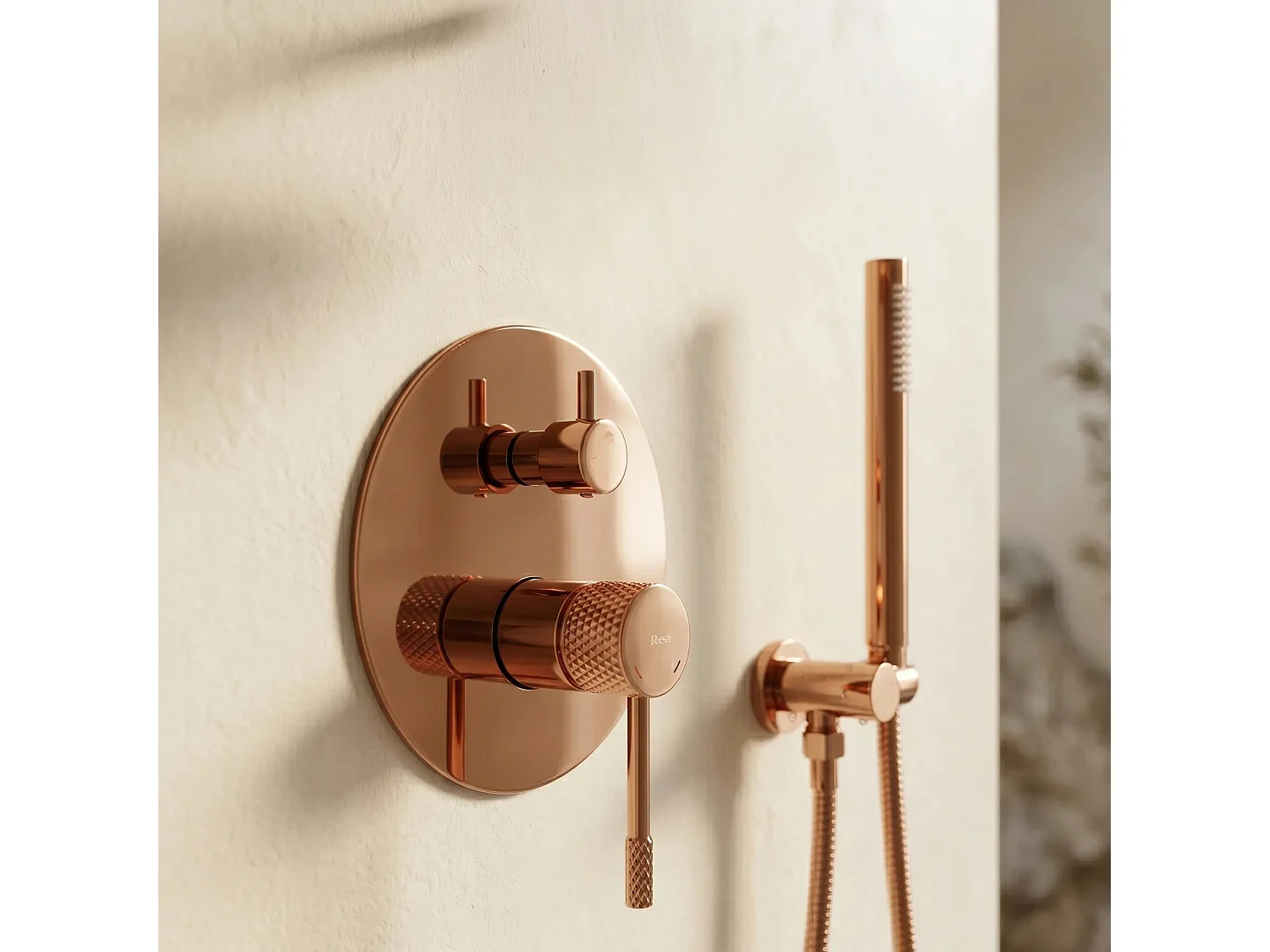 Conjunto De Duche Embutido Rea Js-625103-1Rg Copper