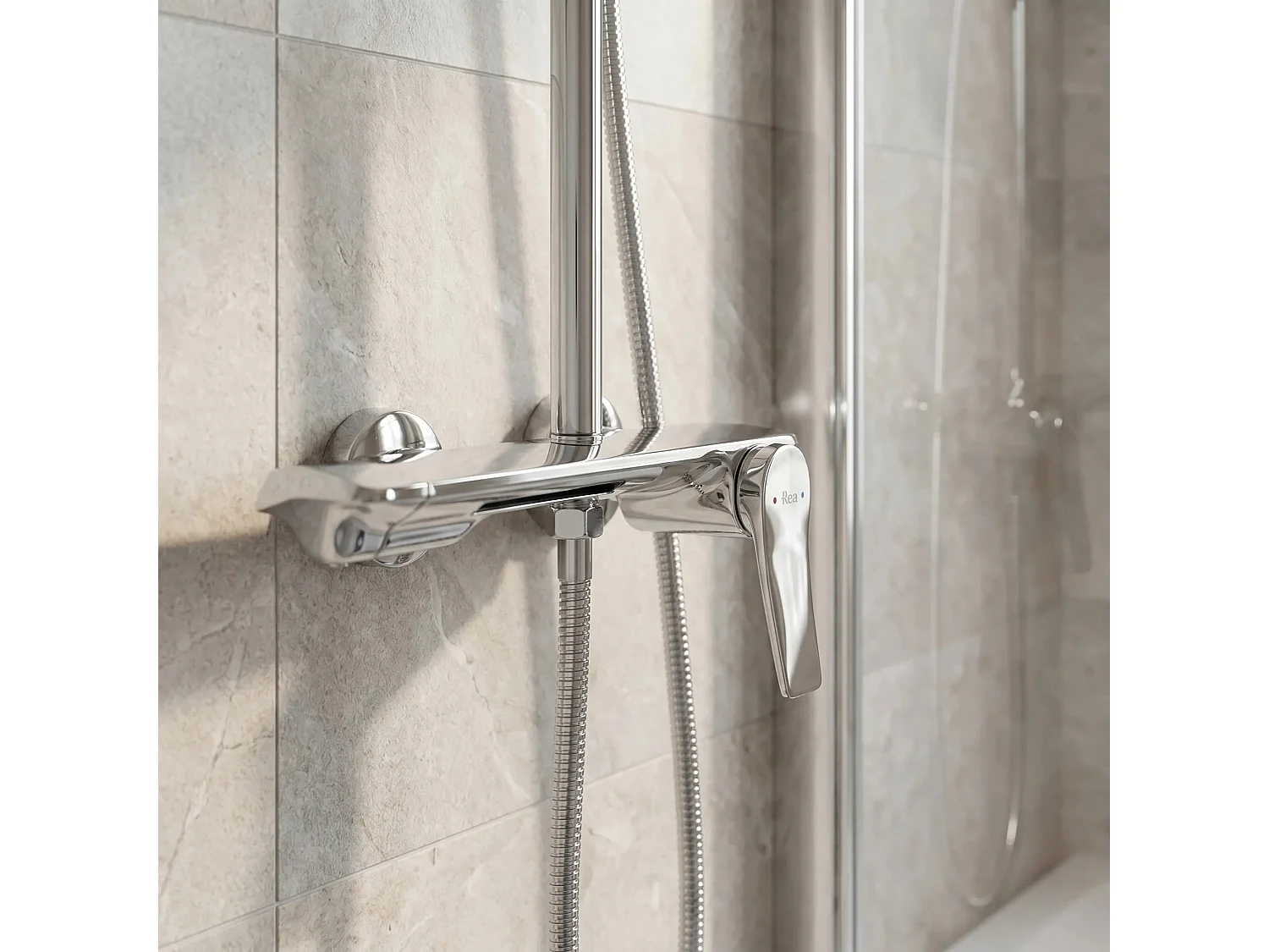 Ensemble De Douche Rea Vision Chrome