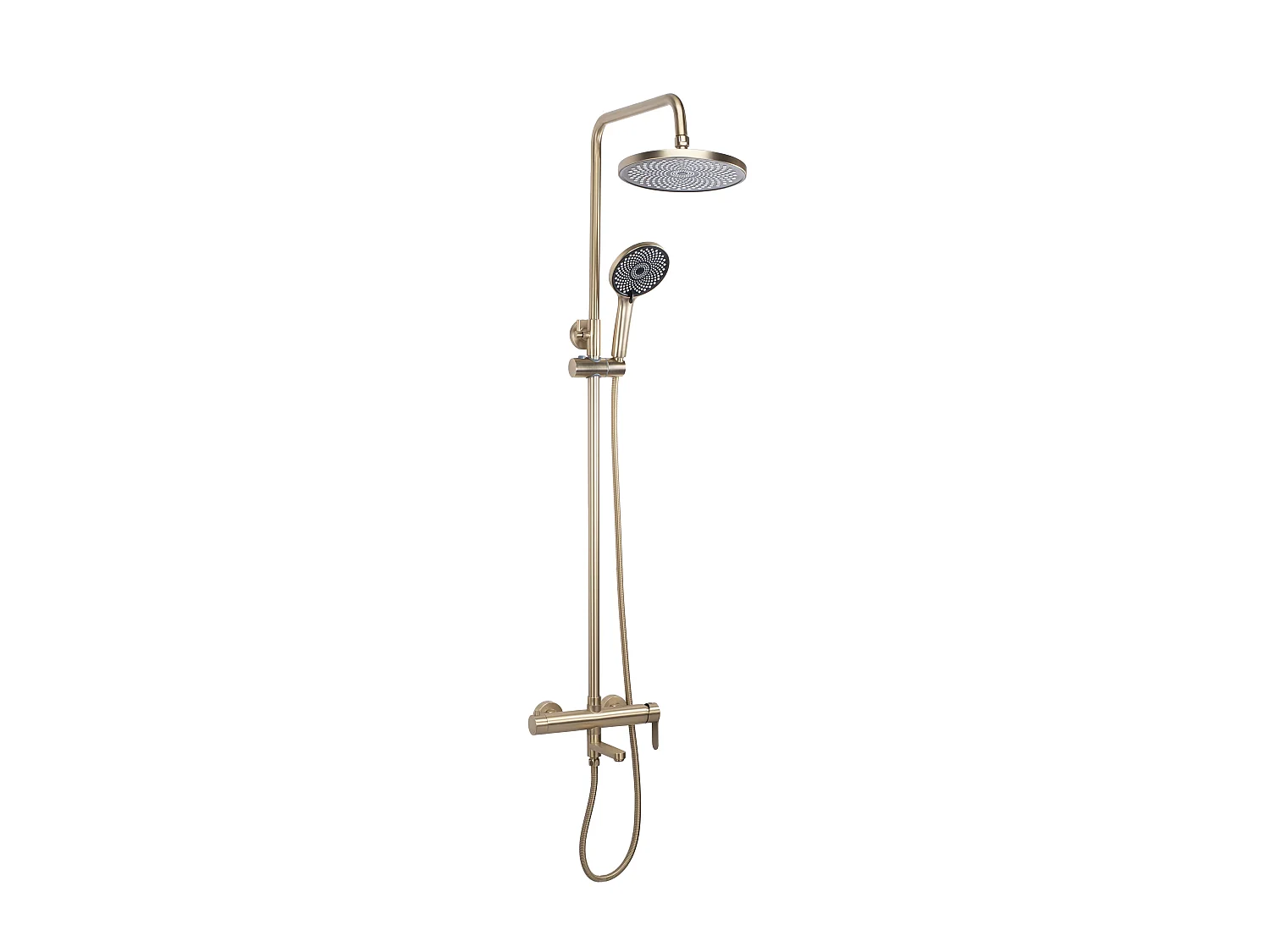 Ensemble De Douche Rea Arcos Brush Gold