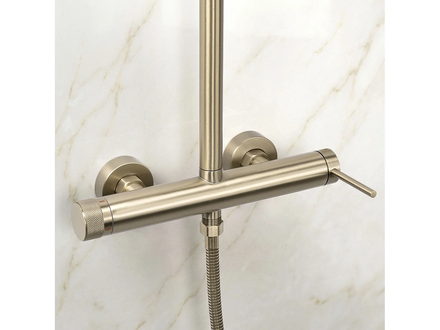 Ensemble De Douche Rea Js-H7023Bg Brush Gold