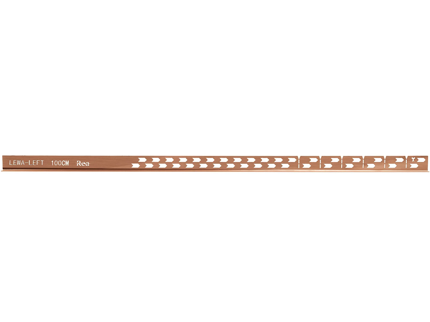 Inclinação Da Base De Duche Rea 100 Cm Right Brush Copper