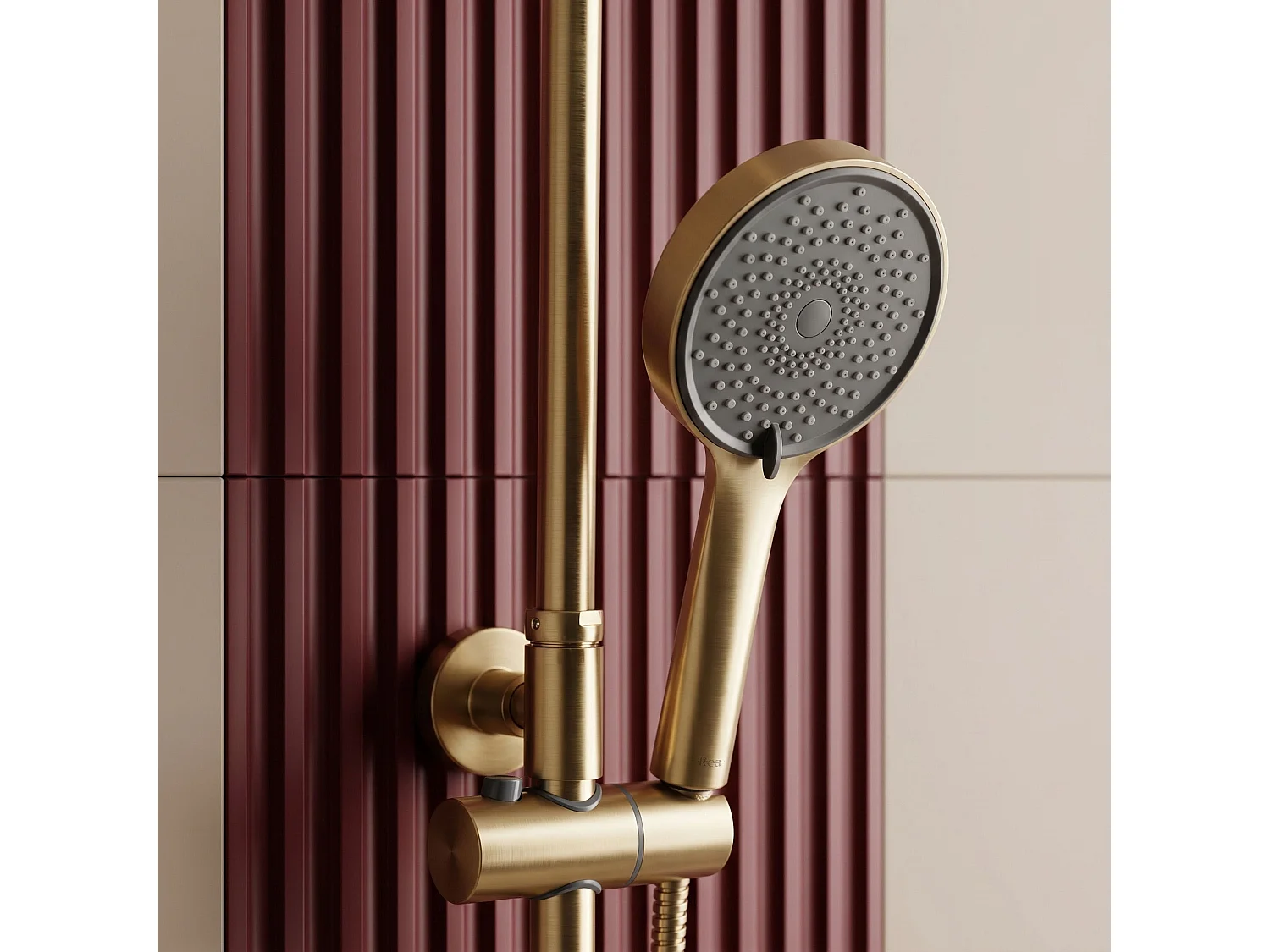 Kit De Douche Rea Avanti Brush Gold