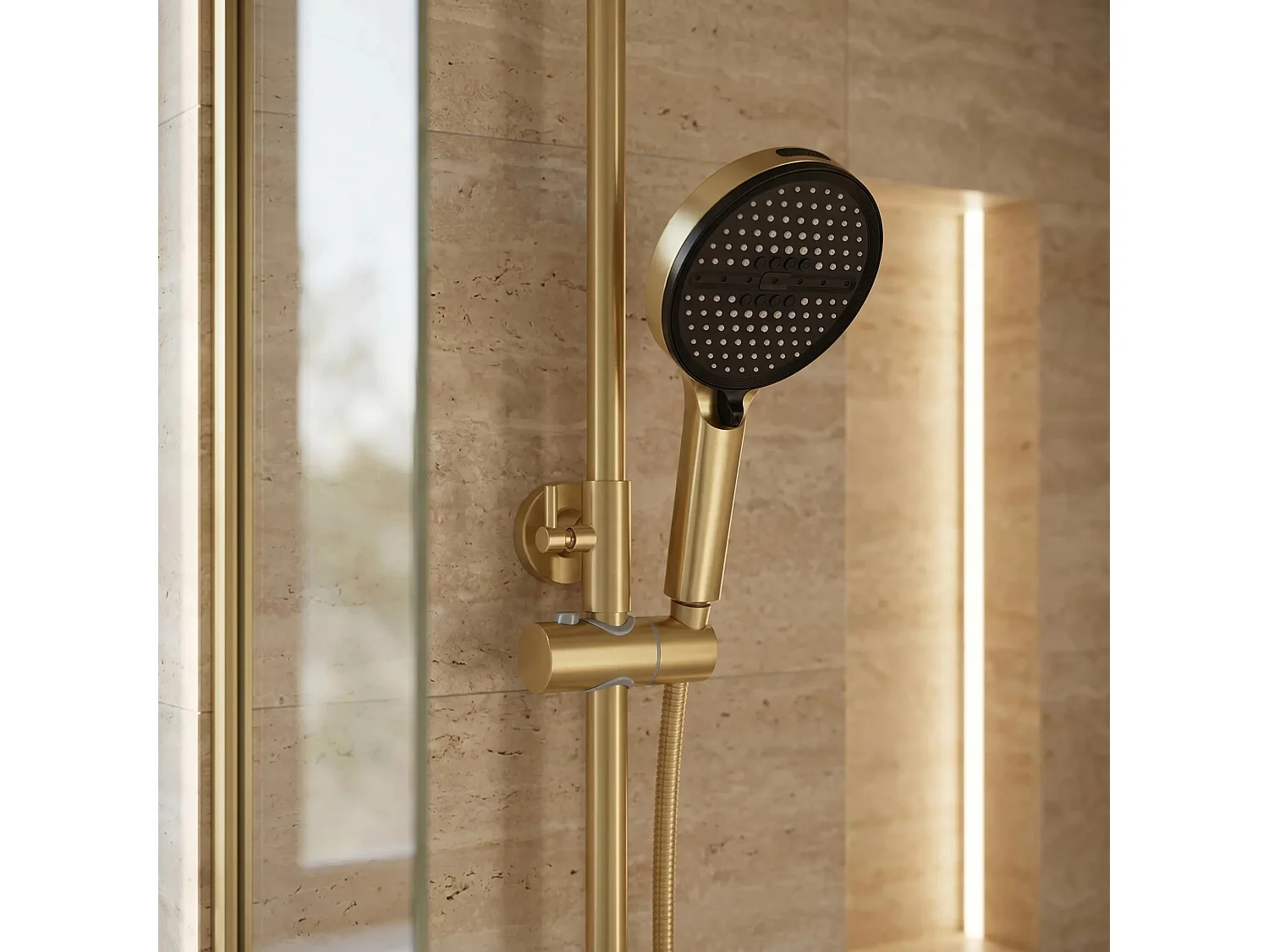 Ensemble De Douche Rea Prime Brush Gold