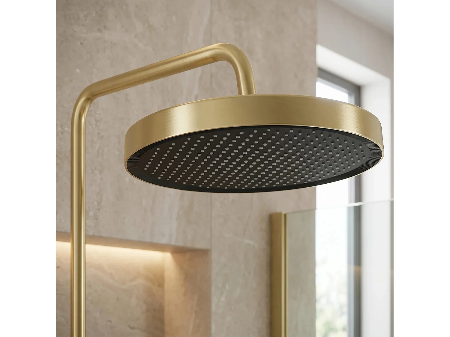 Ensemble De Douche Rea Prime Brush Gold