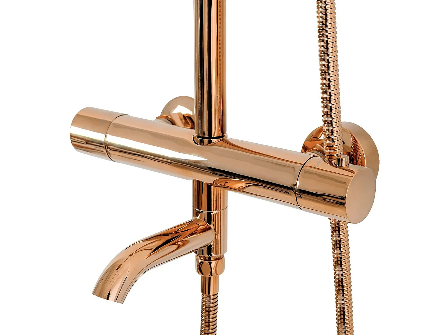Ensemble Douche Et Baignoire Rea Lungo Thermostat Copper