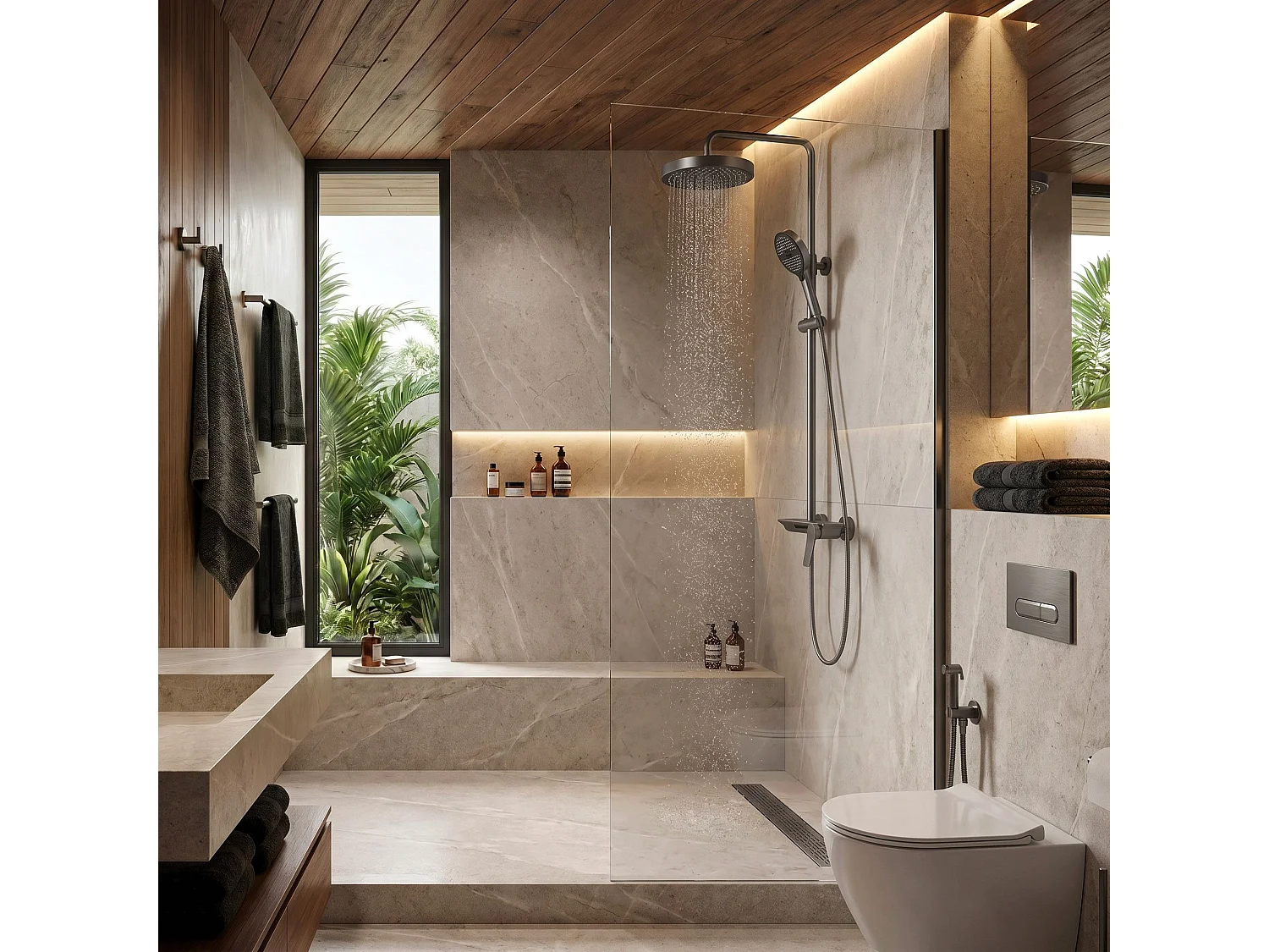Ensemble De Douche Rea Vision Titanium