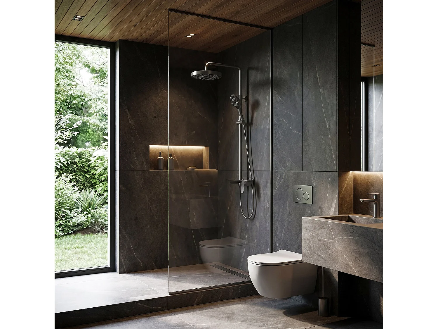 Ensemble De Douche Rea Vision Titanium