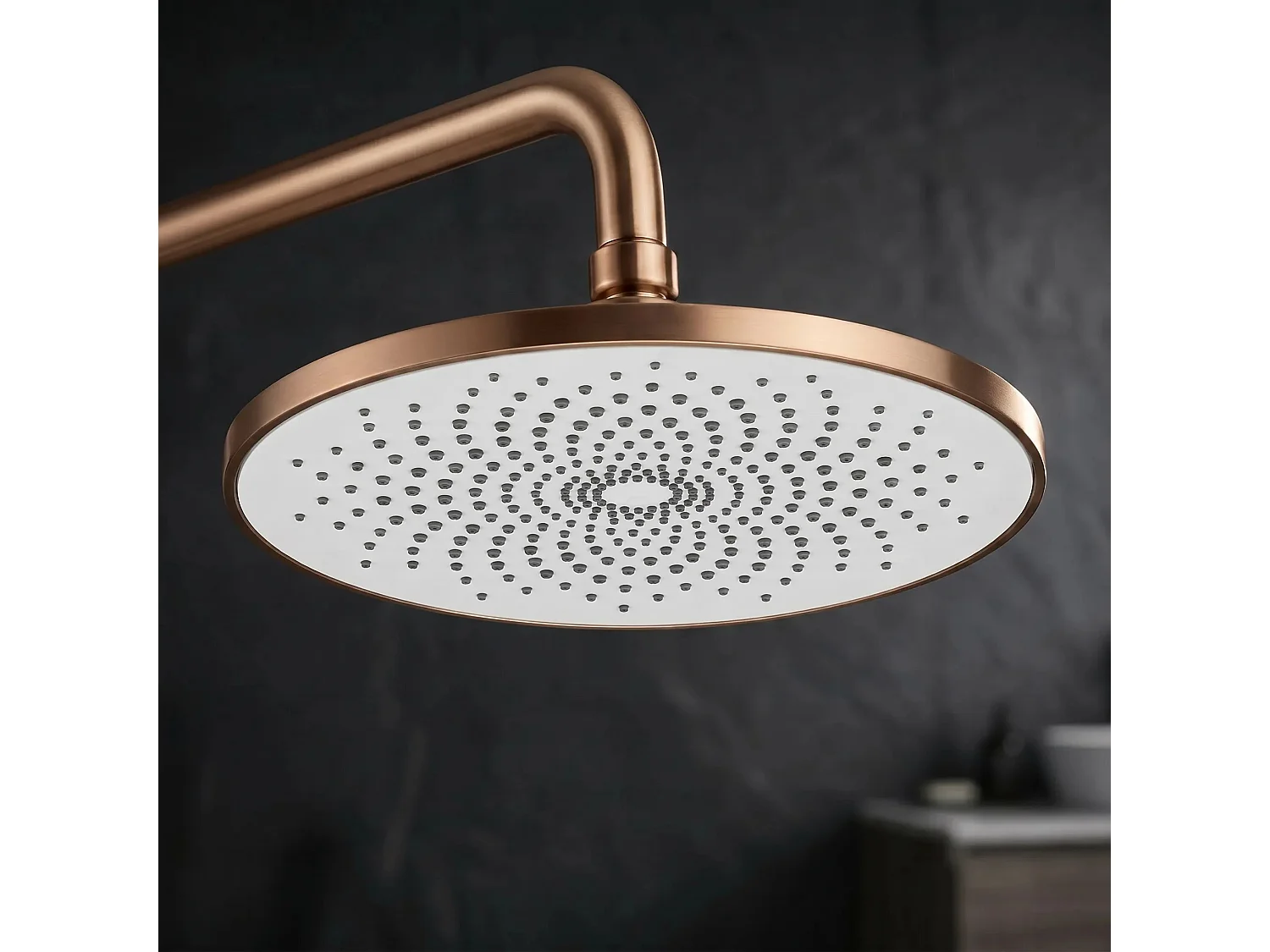 Ensemble De Douche Rea Rivo Brush Copper