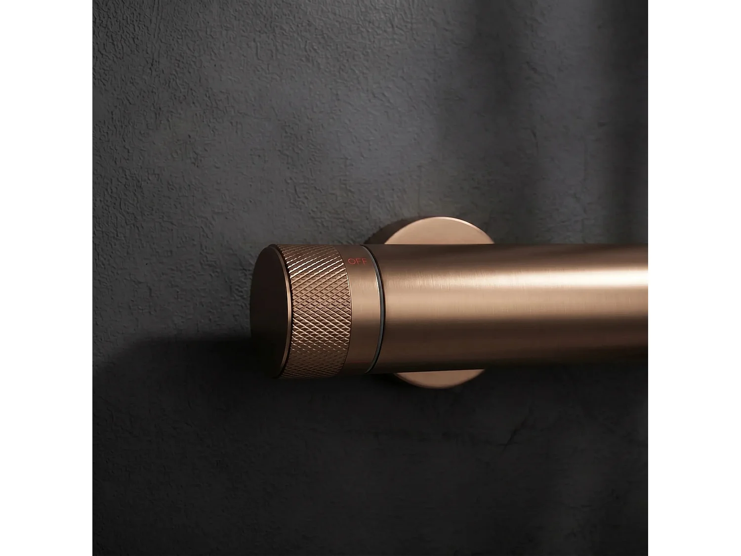 Ensemble De Douche Rea Rivo Brush Copper