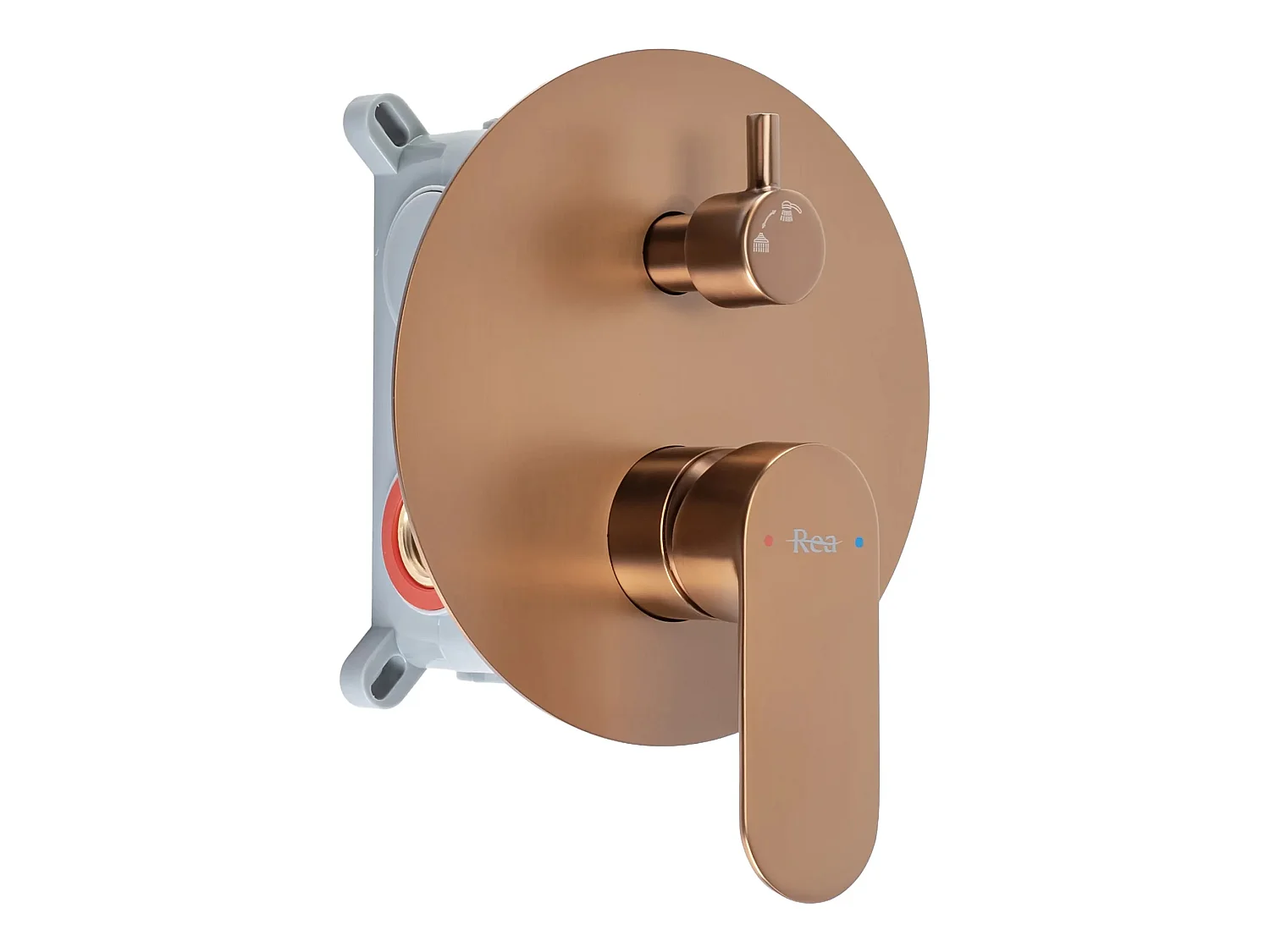Ensemble De Douche Rea Drop + Box Brush Copper