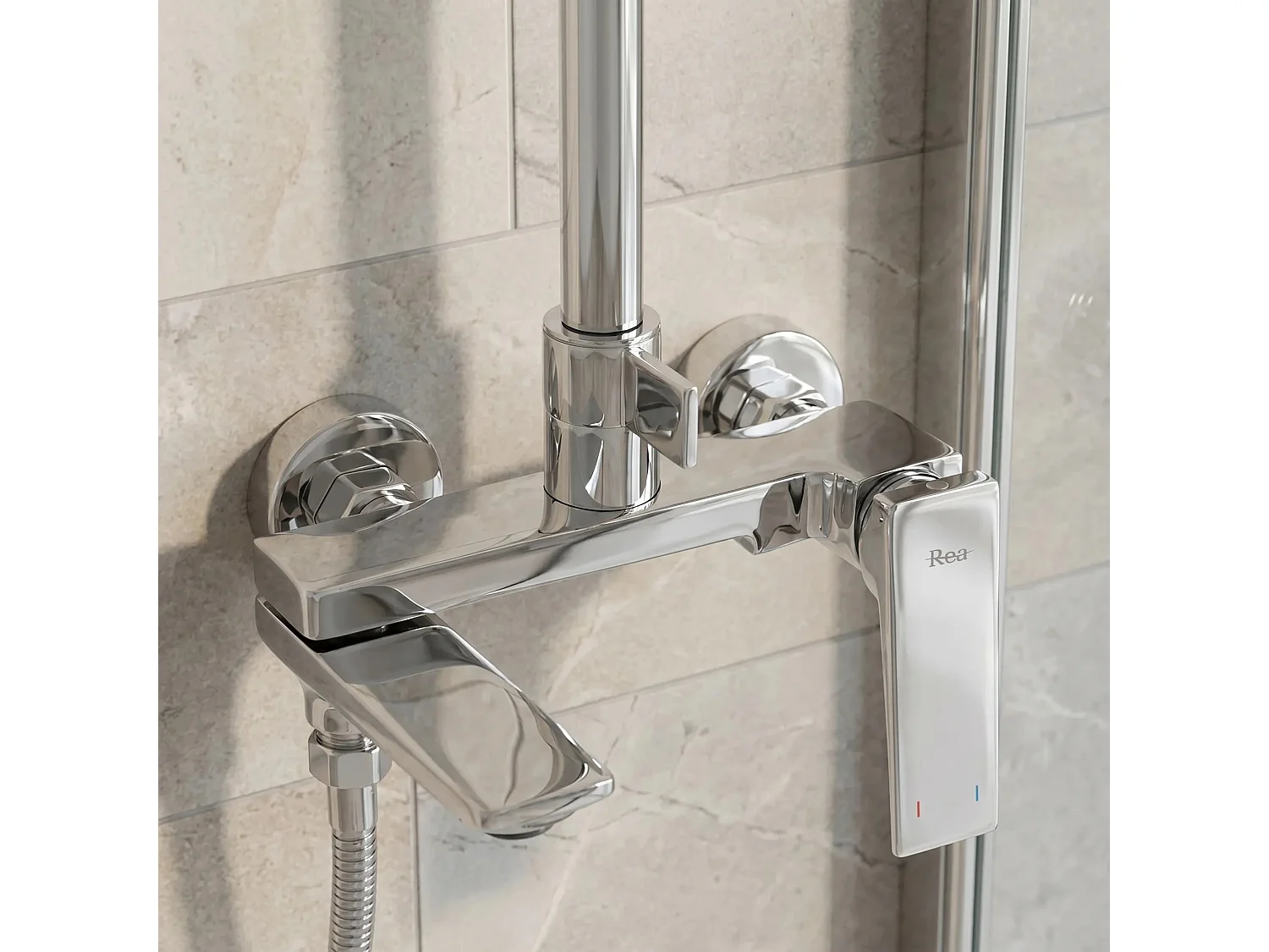 Ensemble De Douche Rea Prime Chrome
