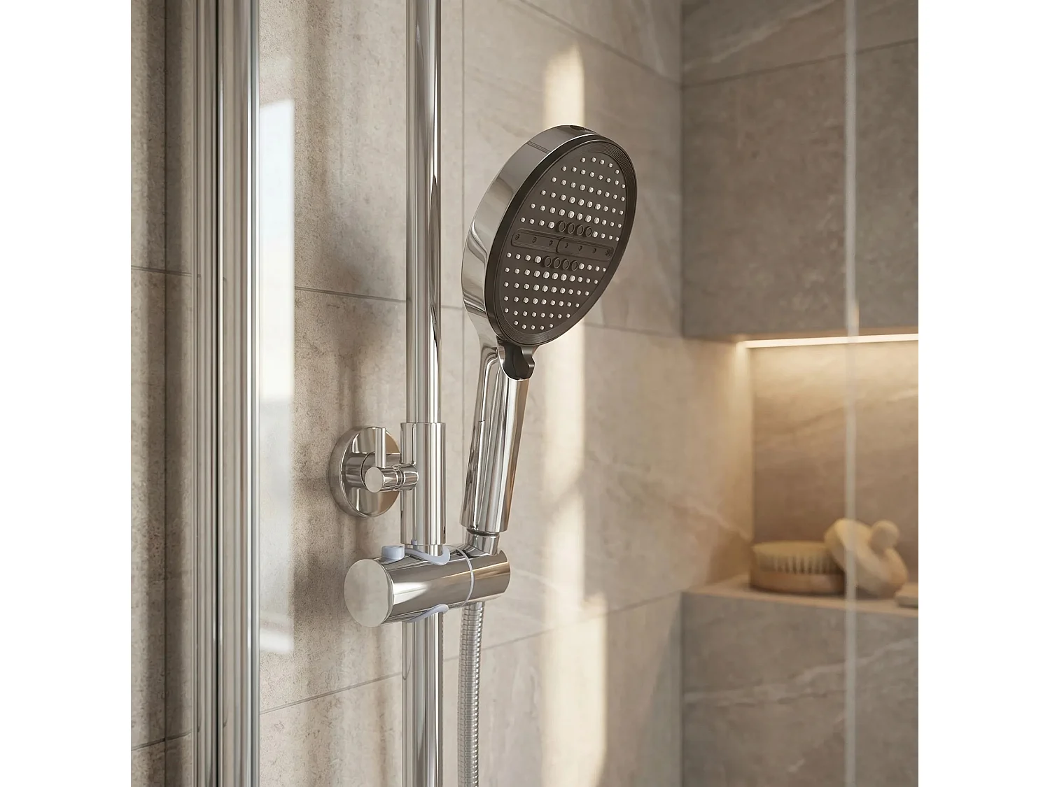 Ensemble De Douche Rea Prime Chrome