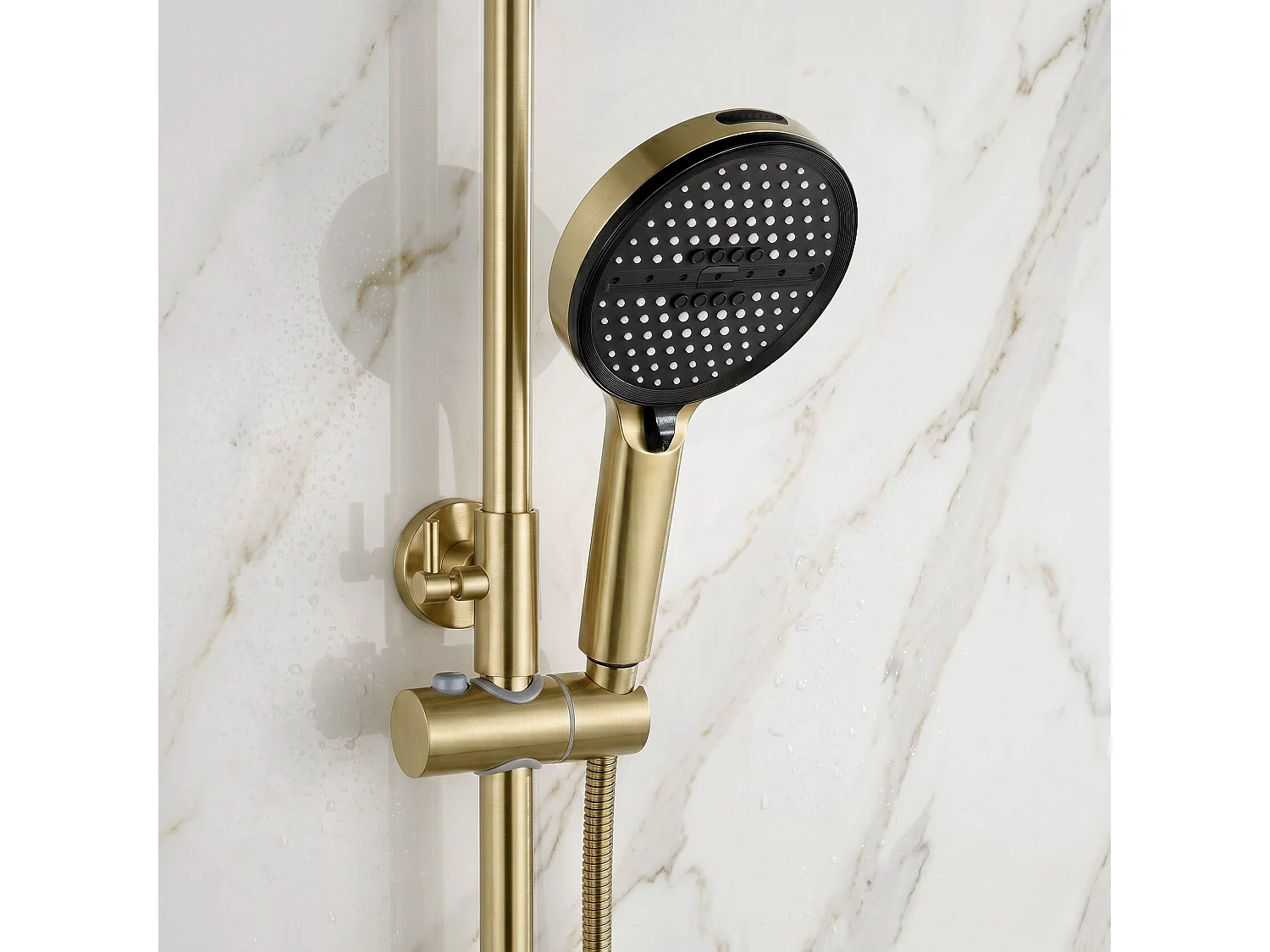 Conjunto De Duche Rea Vision Brush Gold