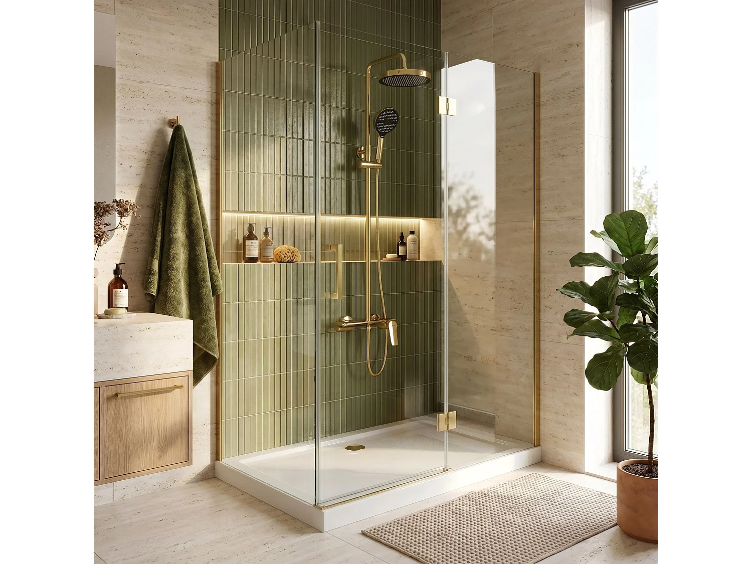 Ensemble De Douche Rea Vision Gold