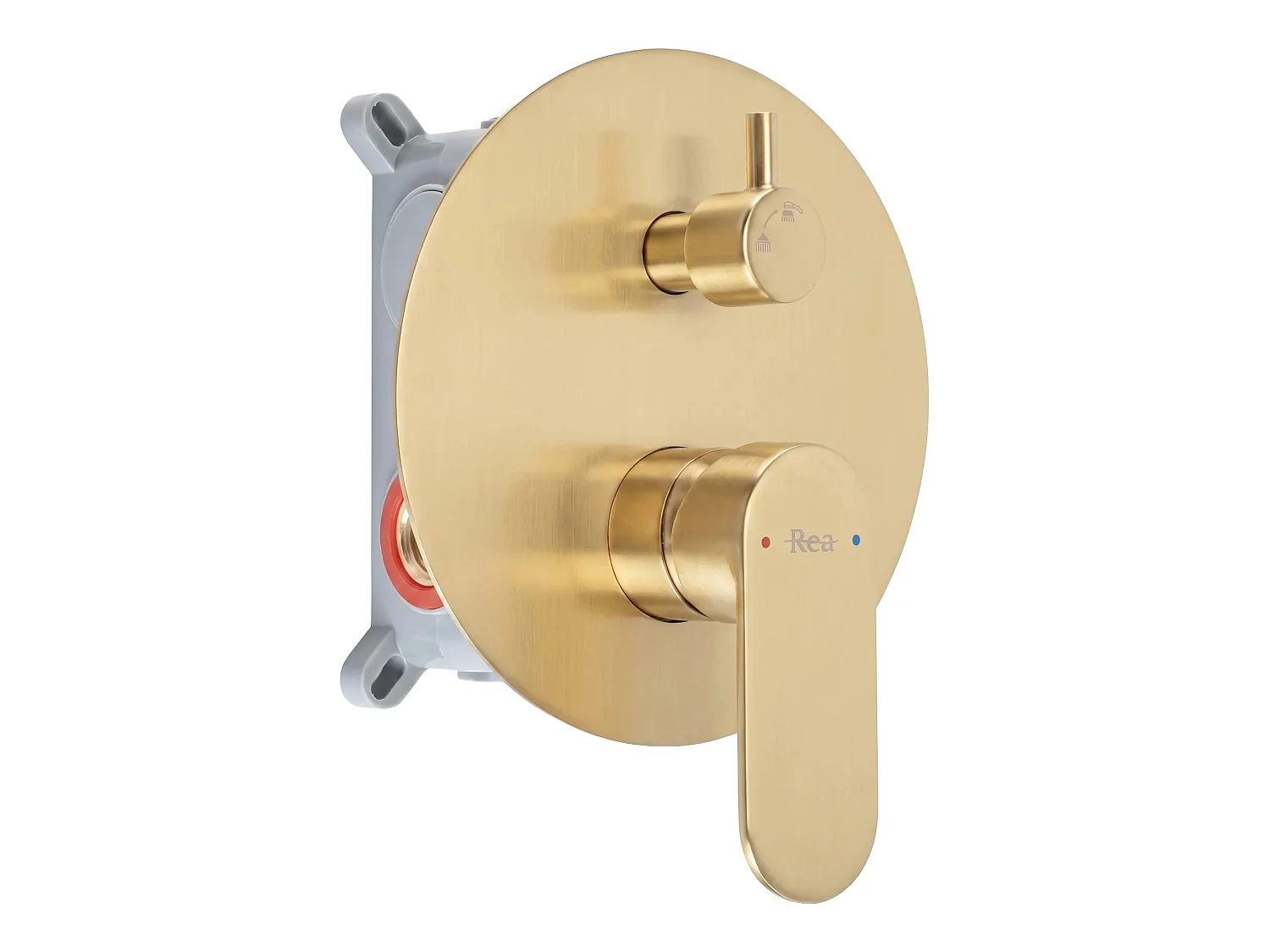 Ensemble De Douche Encastré Rea Drop Brush Gold