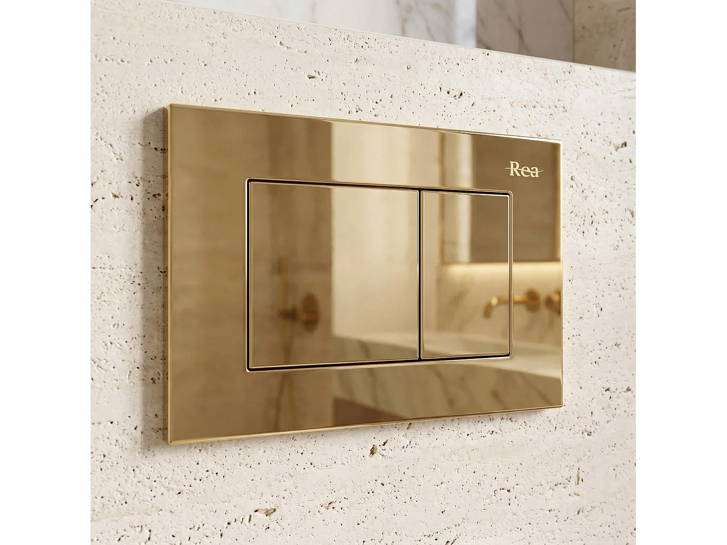 Bedieningsplaat Voor Inbouwreservoir Rea J Gold