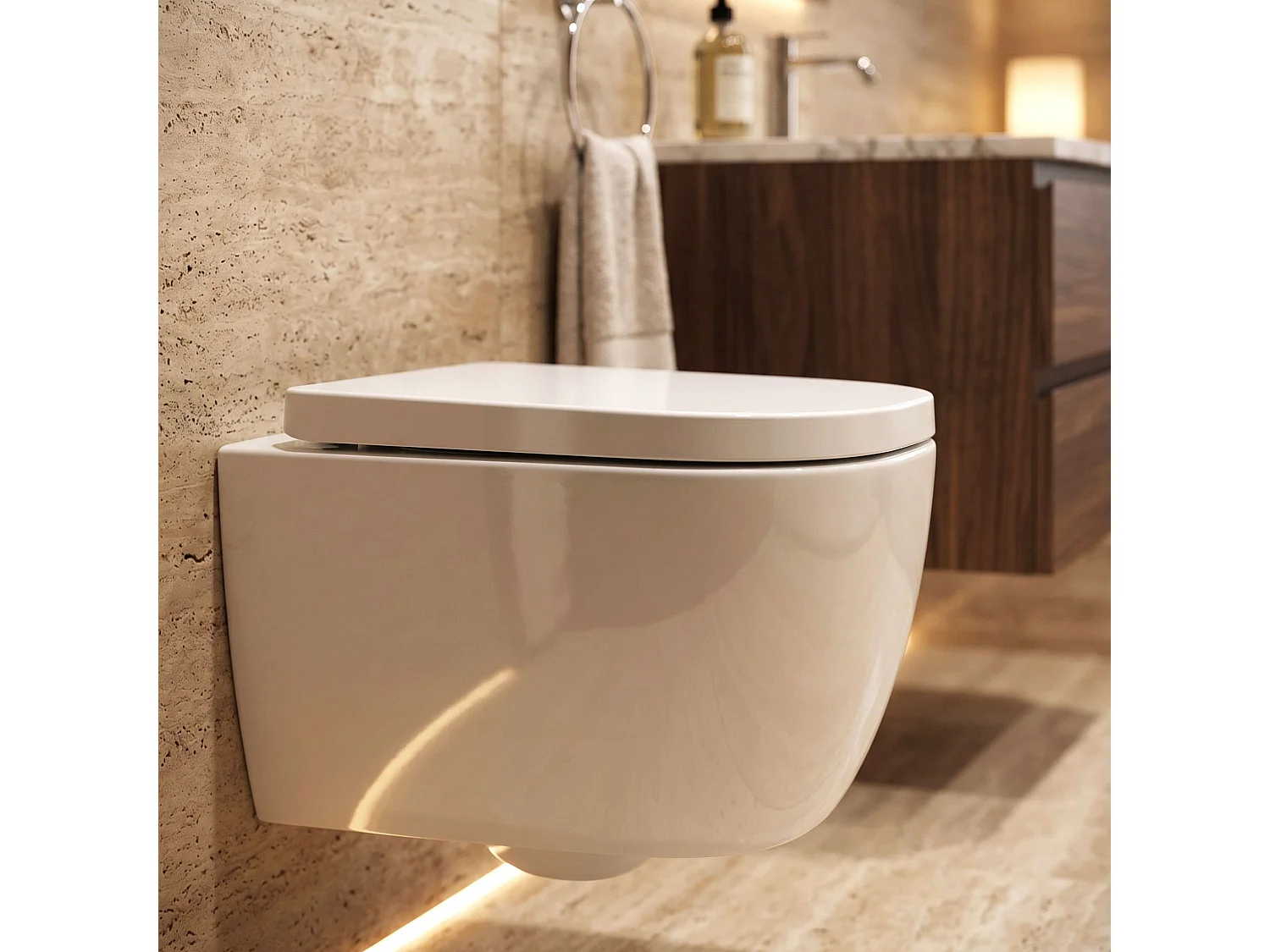Cuvette Wc Suspendue Rea Cubik Mini Tornado White