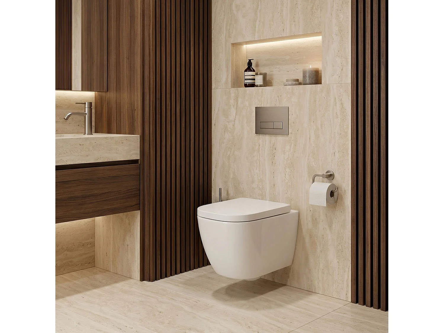Cuvette Wc Suspendue Rea Cubik Mini Tornado White