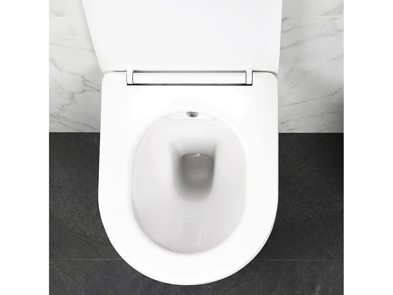 Cuvette Wc Suspendue Rea Carlo Lux Rimless Bidet White