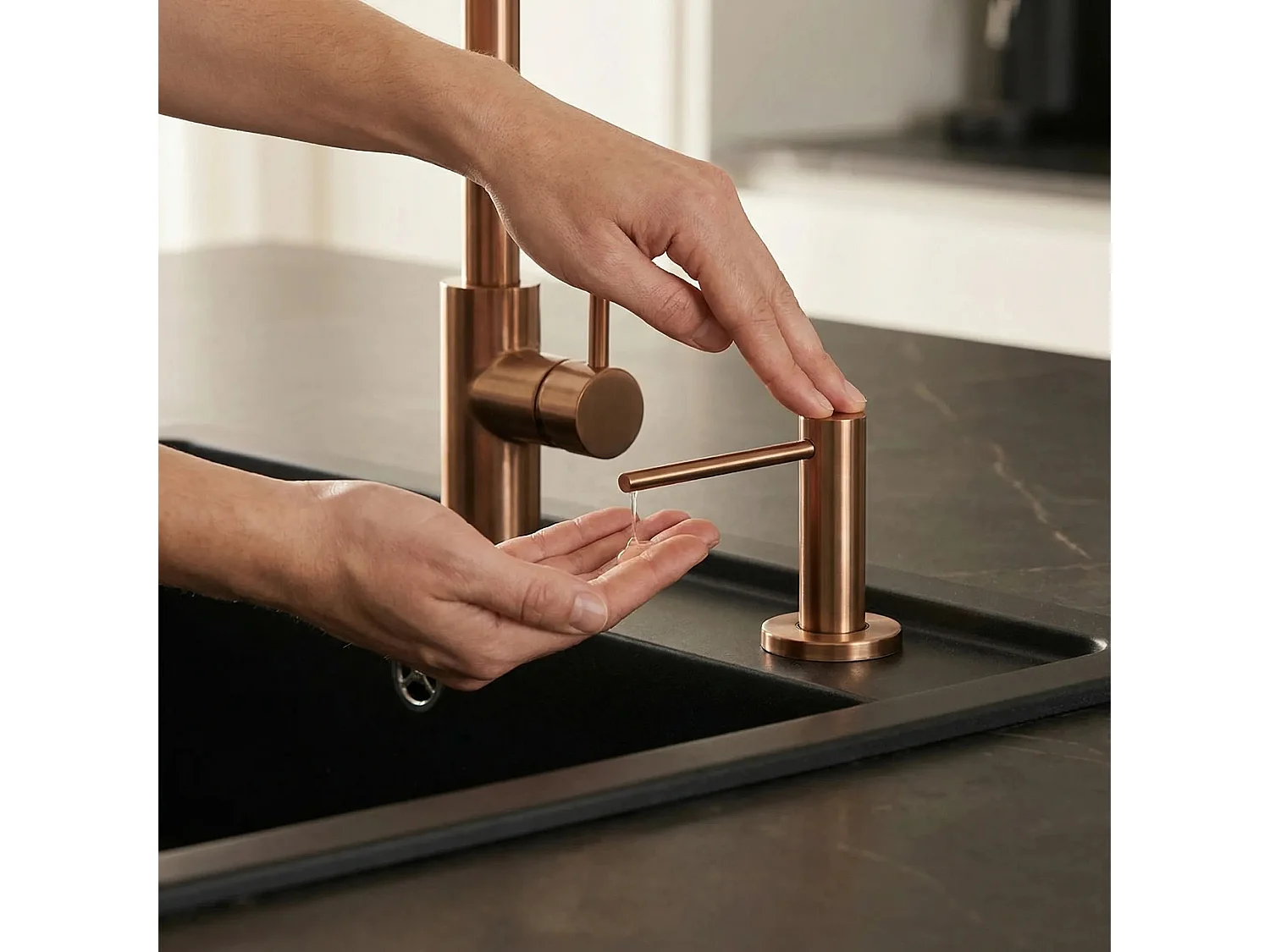 Zeepdispenser Rea Dex Brush Copper