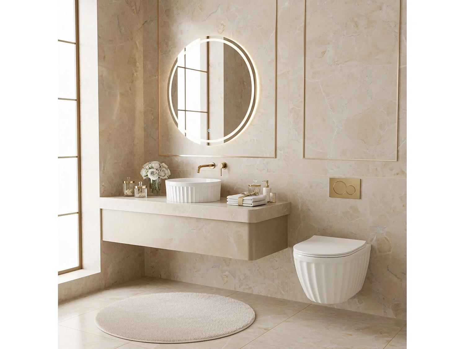 Cuvette Wc Suspendue Rea Duo Tornado White