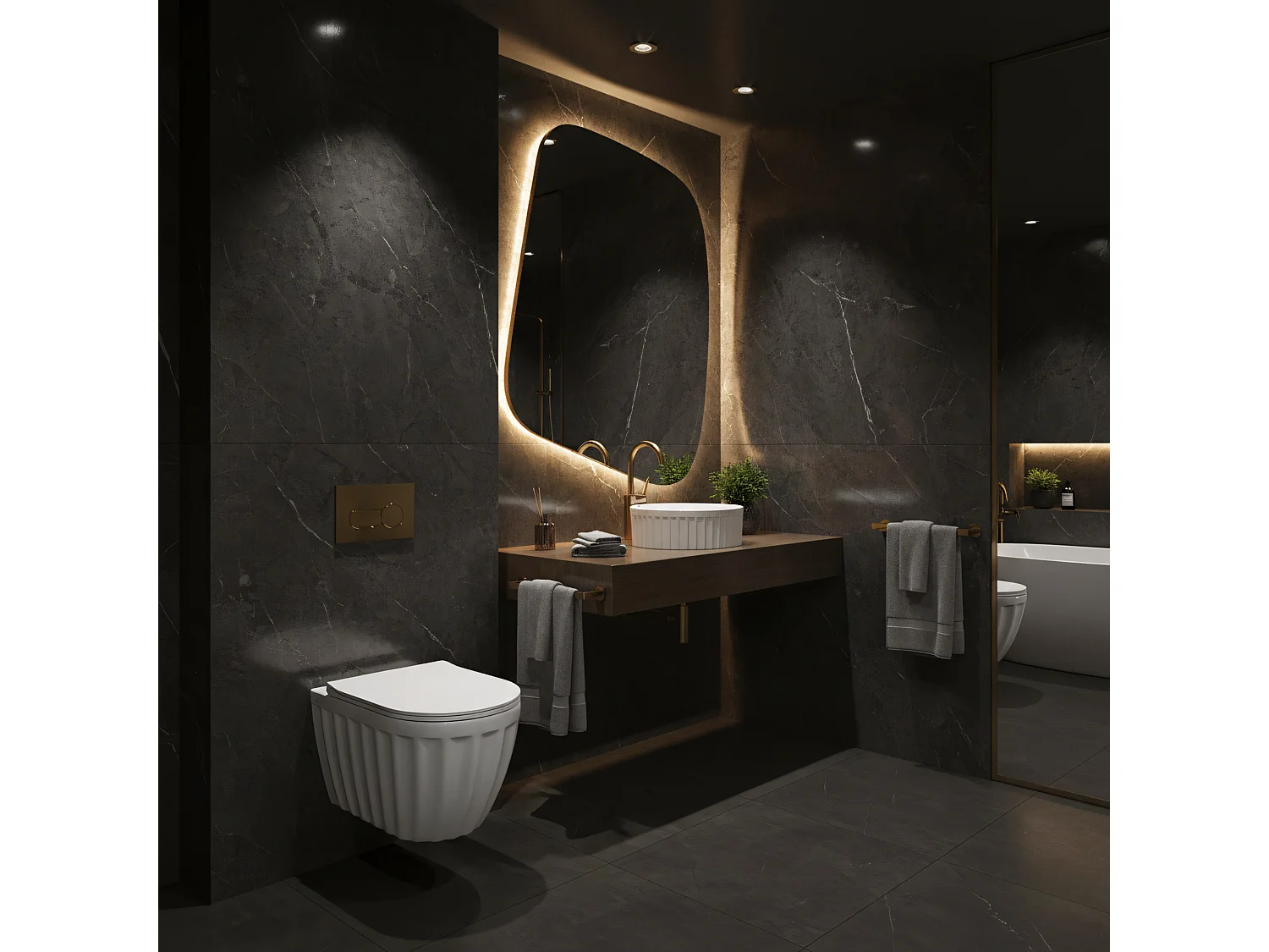 Cuvette Wc Suspendue Rea Duo Tornado White