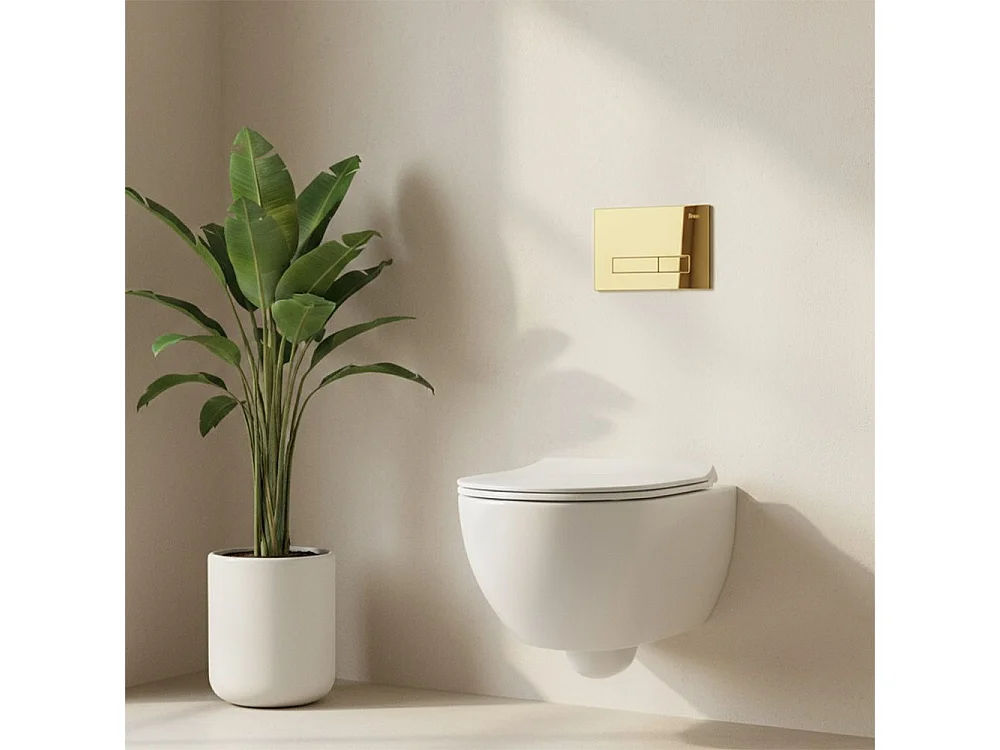 Pulsante Per Telaio Incasso Rea K011A-Q Gold