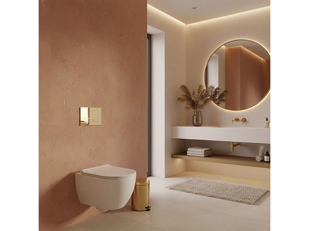 Pulsante Per Telaio Incasso Rea K011A-Q Gold