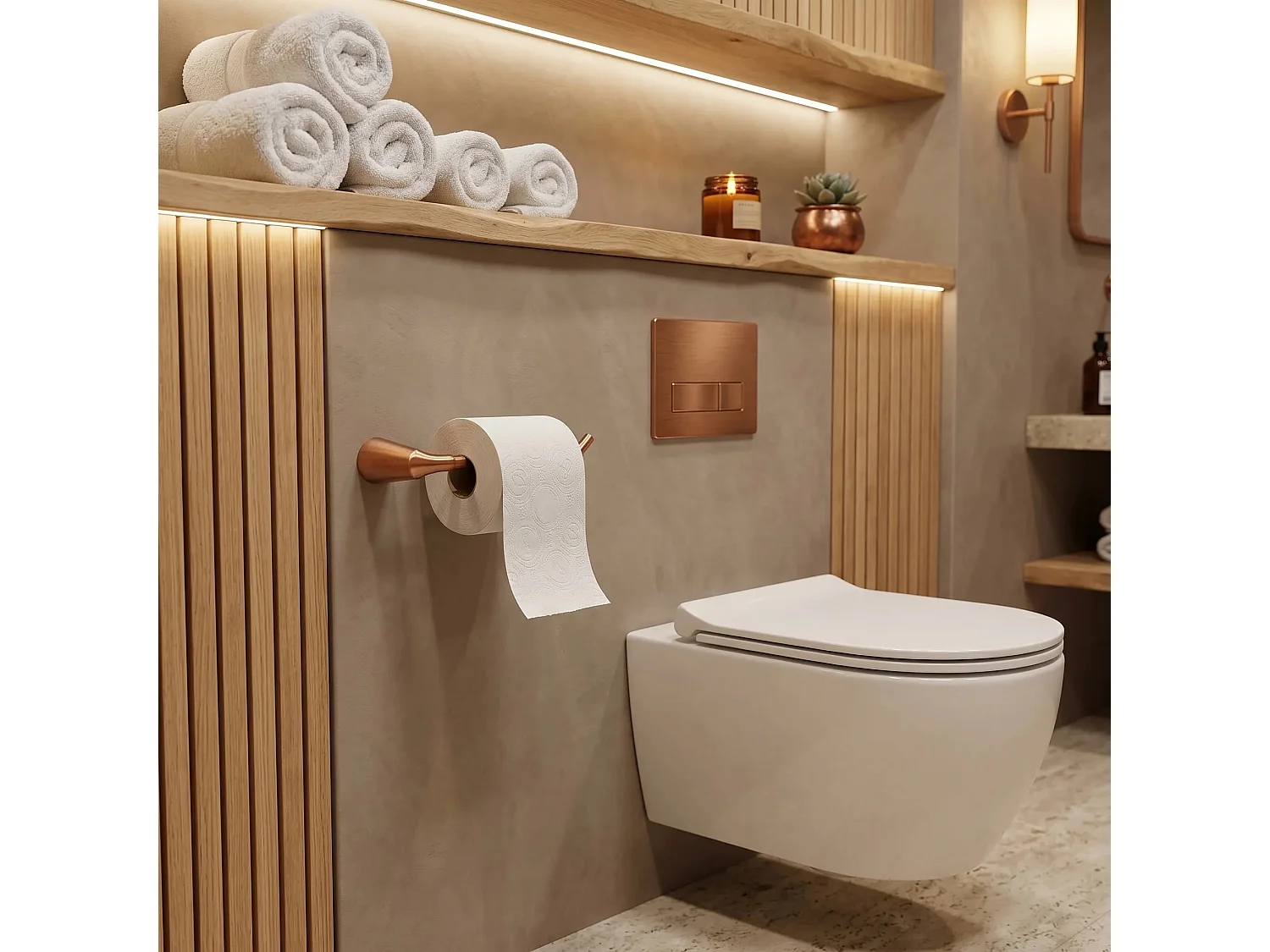 Papierhouder Rea Vibe 16205 Brush Copper