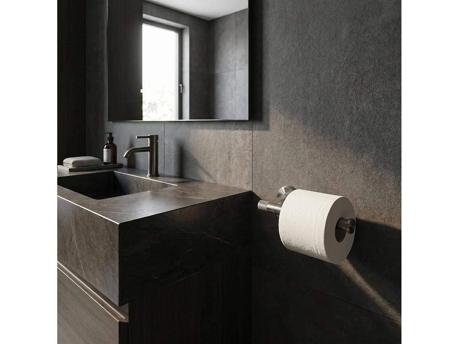Papierhouder Rea 39105 Ori Titanium