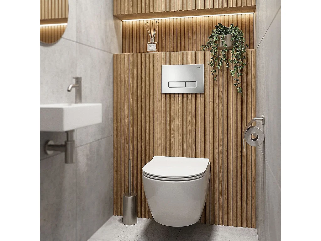 Bedieningsplaat Voor Inbouwreservoir Rea Hd Satin