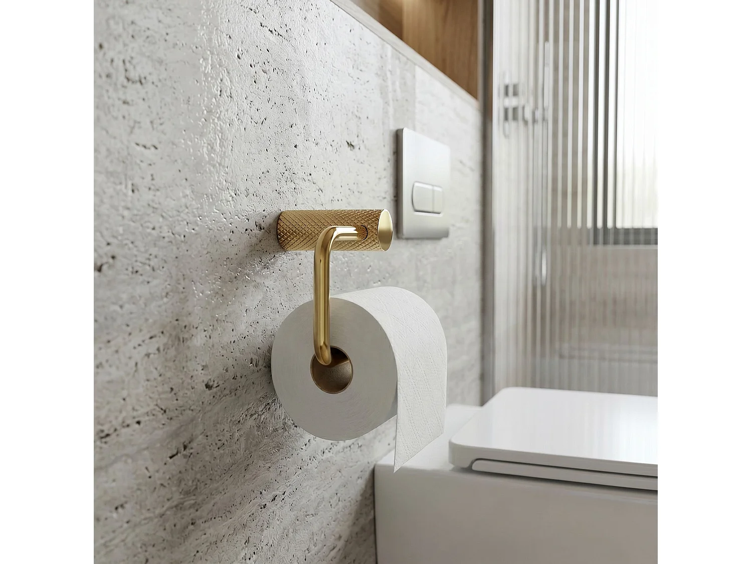 Toiletrolhouder Rea A62309G Gold